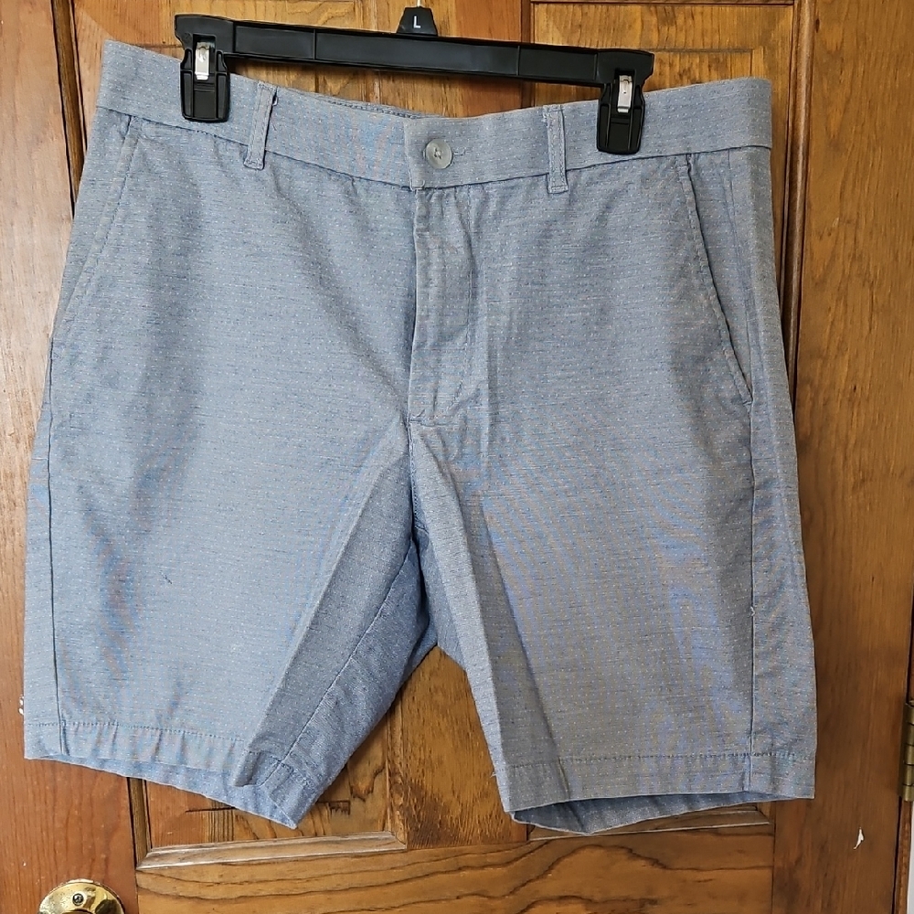 Marc Anthony Light Blue Flat Front Shorts